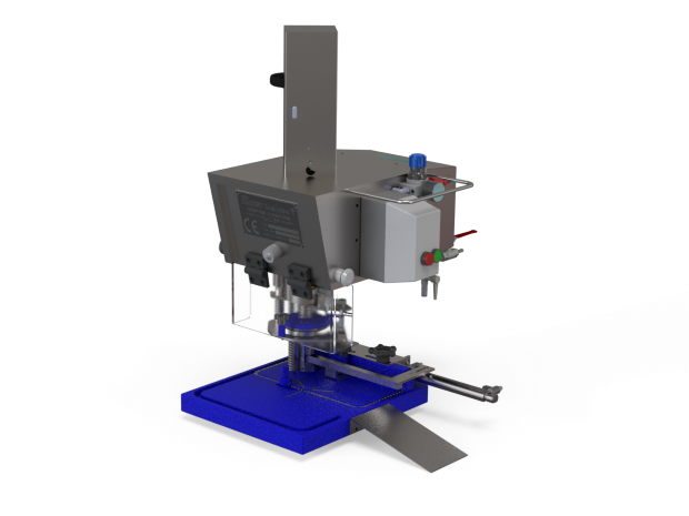 capsuleuse semi automatique à tête rotative pour fermeture de pot twist off